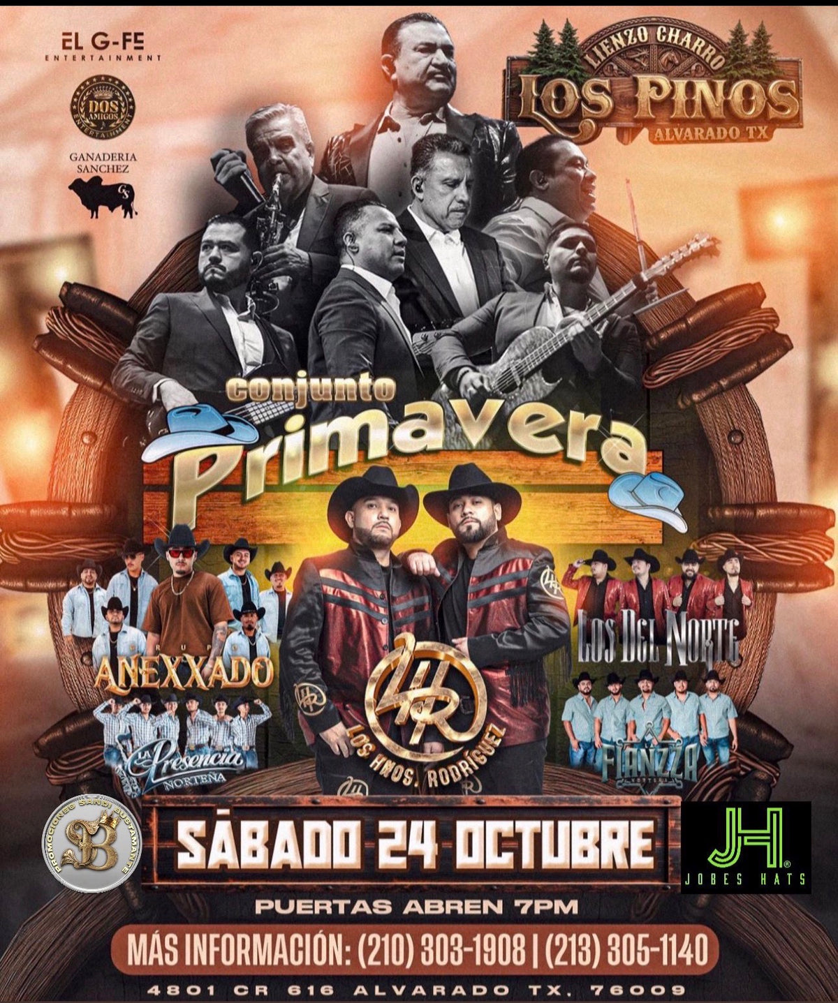 Conjunto Primavera en Los Pinos – Boletos en Preventa
